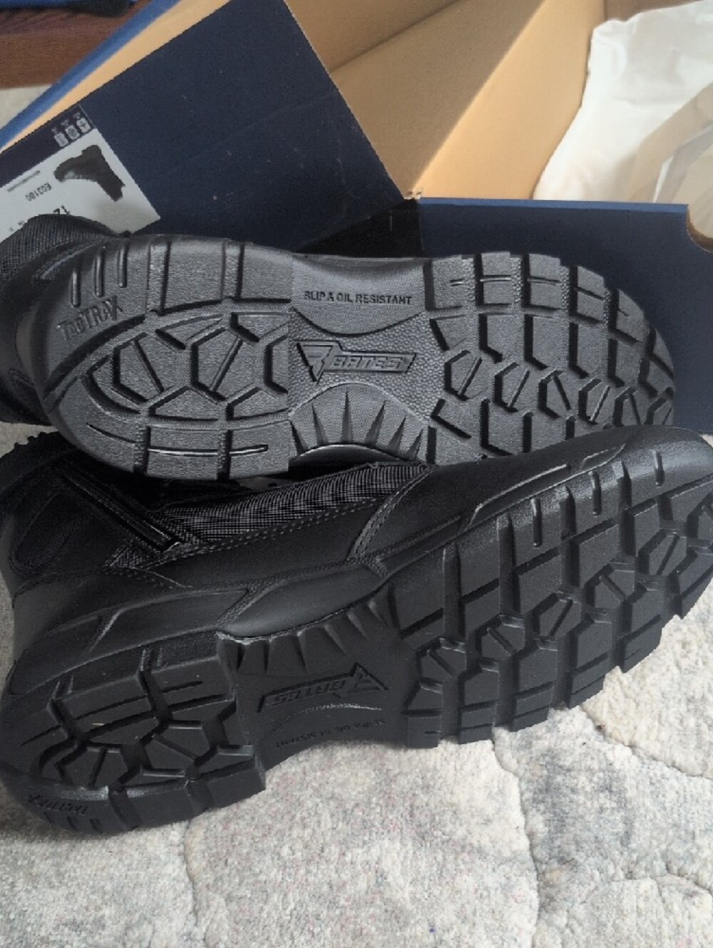 Bates Black Tactical 8" Lace-Up Duty Boots - Picture 8 of 13